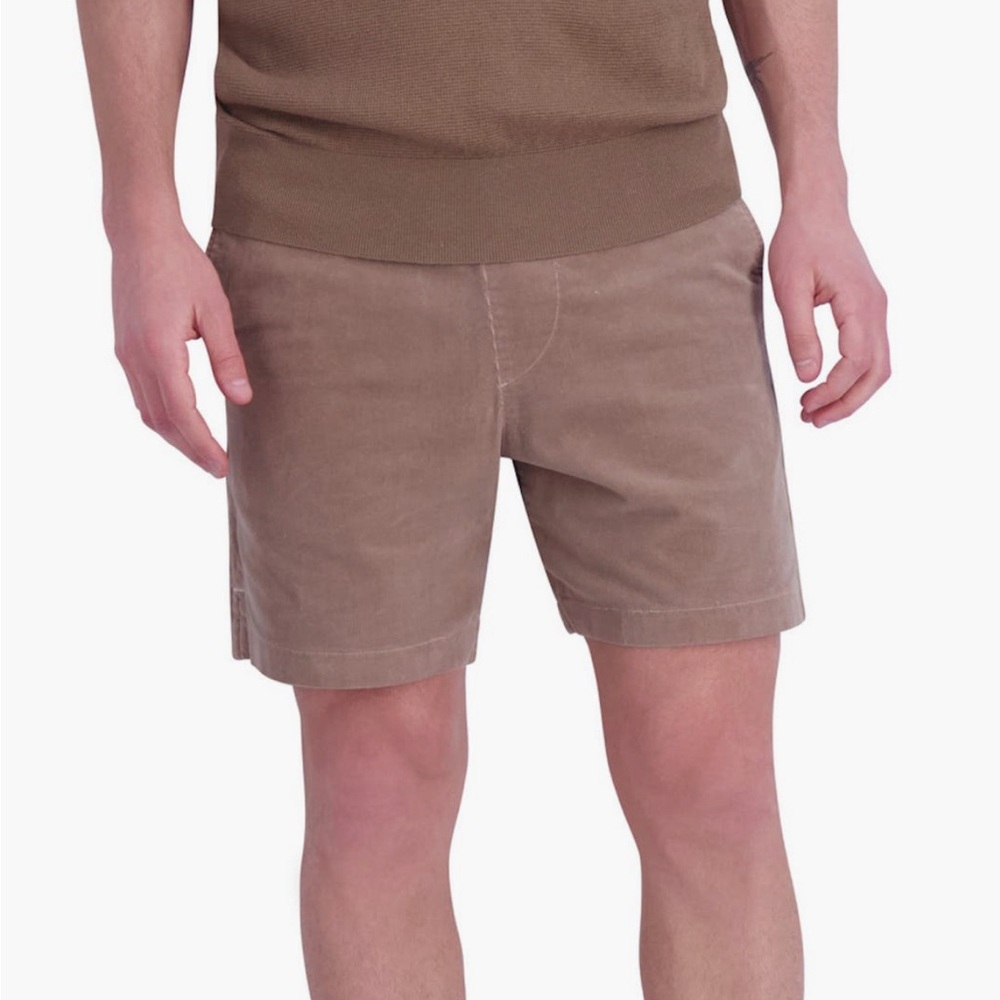 Soft stretch corduroy shorts